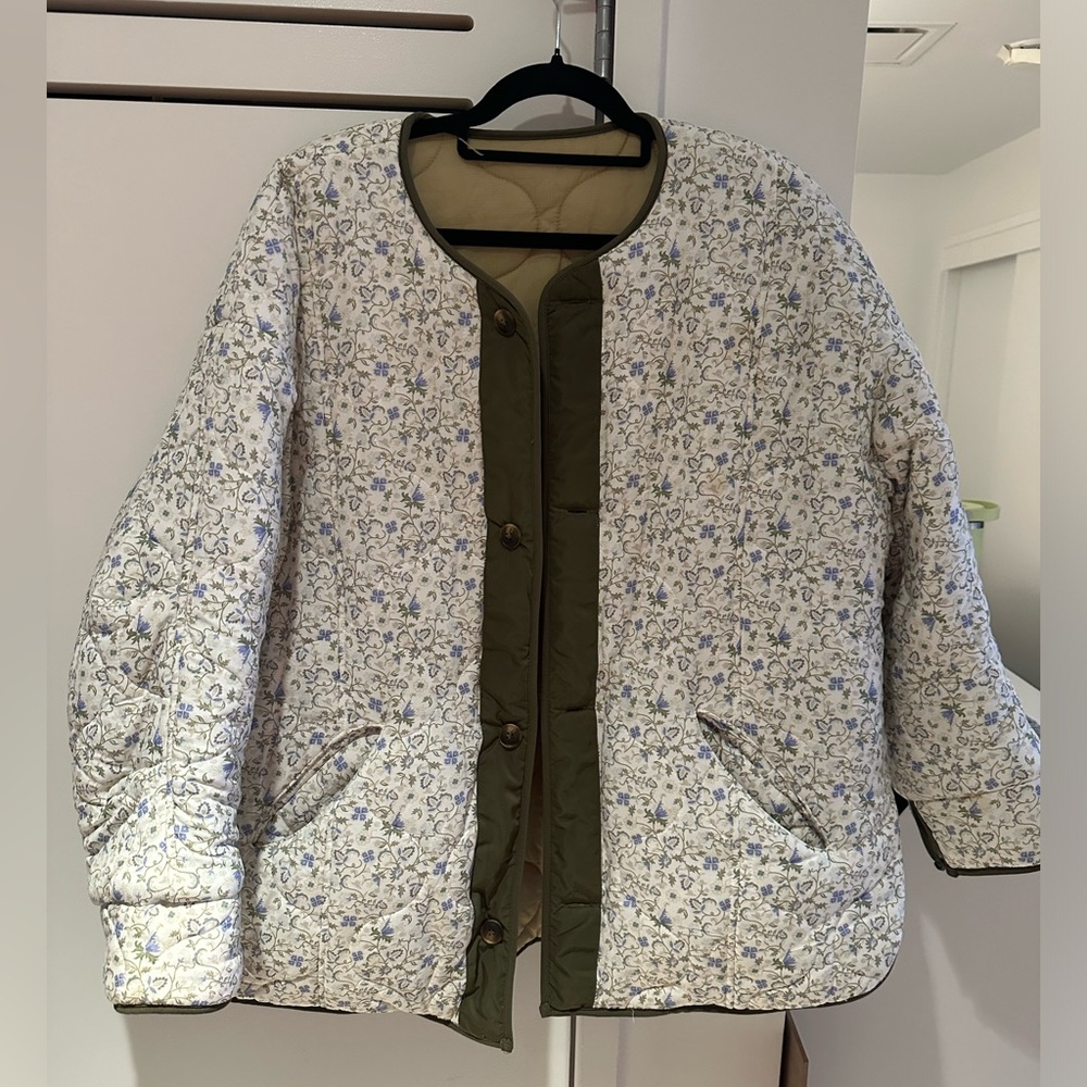 Anthropologie Mable Reversible Puffer Jacket - Picture 3 of 8